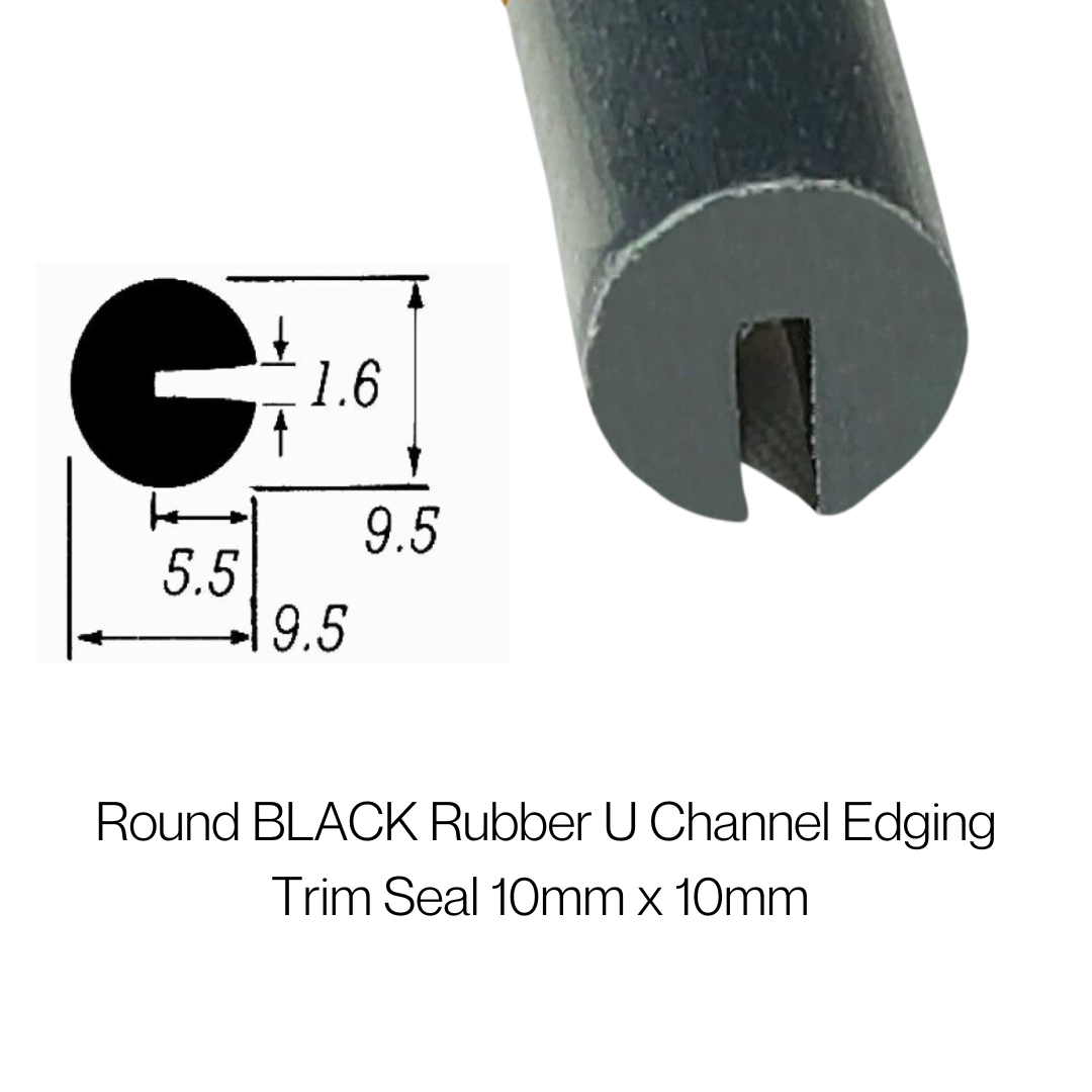 TSEC1606 Large Round Edge Trim - The Seal Extrusion Company LTD