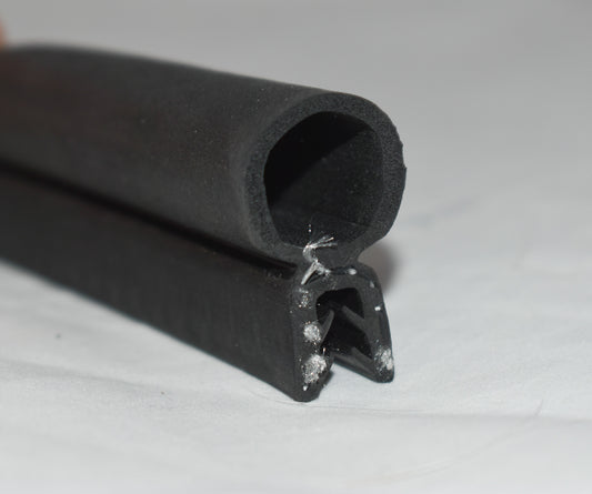 Black Edge Trim – Flexible PVC Edge Protector (34mm x 2mm) – Sold Per Metre - The Seal Extrusion Company LTD