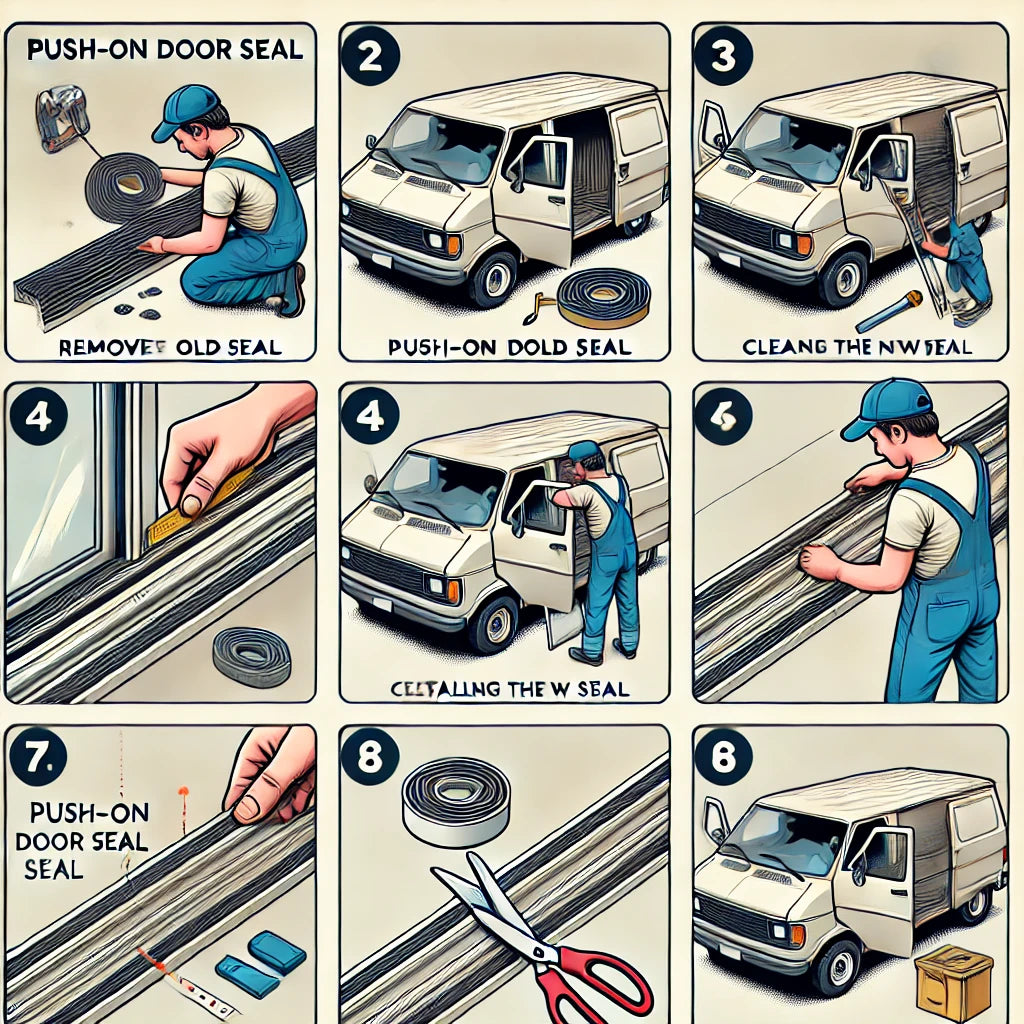 TSEC-2261 EPDM & Neoprene Edge Trim Seal – Heavy-Duty, Self-Gripping Weatherstrip - The Seal Extrusion Company LTD