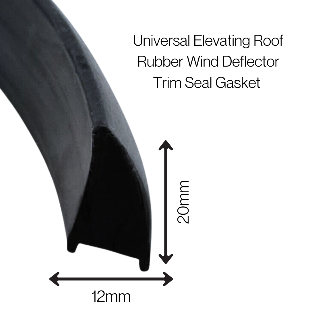 Rubber Dash Gap Windscreen Trim Seal - VW T5/T6 - The Seal Extrusion Company LTD