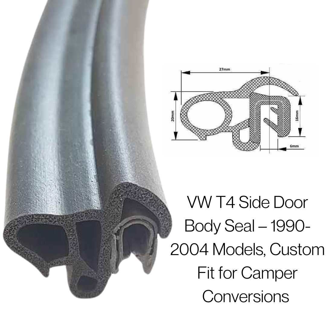 TSEC 2396 VW TRANSPORTER T4 1990 - 2004 Side Door Body Seal (Complete Length Seal) - The Seal Extrusion Company LTD