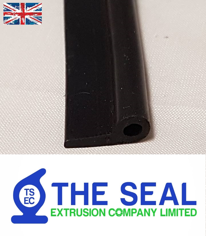 TSEC-106 Rubber 'P' profile Trim Seal - The Seal Extrusion Company LTD