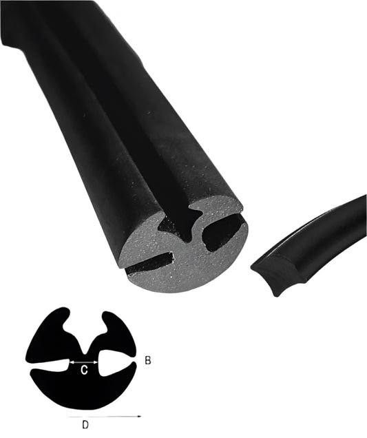 TSEC - Glazing Rubbers 6 styles - Claytonrite - The Seal Extrusion Company LTD