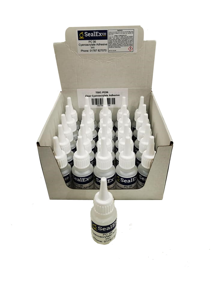Rubber Extrusion Adhesive - Cyanoacrylate - Seals - Trims - Rubber Bonding Agent - The Seal Extrusion Company LTD