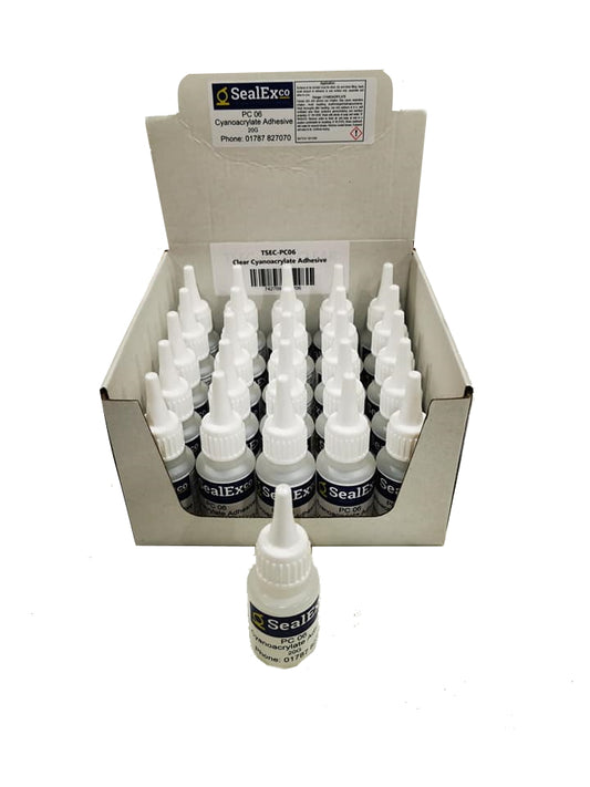 Rubber Extrusion Adhesive - Cyanoacrylate - Seals - Trims - Rubber Bonding Agent - The Seal Extrusion Company LTD