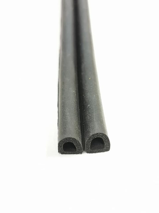 EPDM sponge Double D profile Self adhesive hollow foam rubber seal / gasket - The Seal Extrusion Company LTD