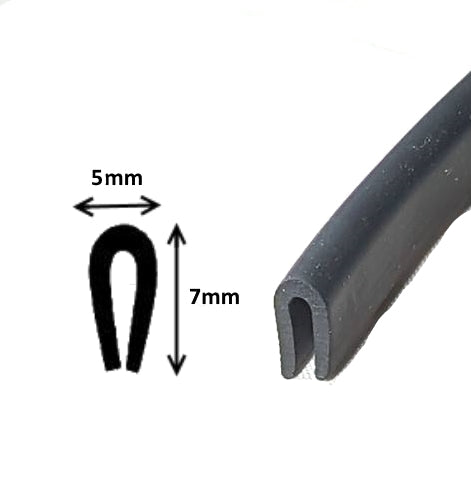 TSEC1449 Black solid NEOPRENE - The Seal Extrusion Company LTD