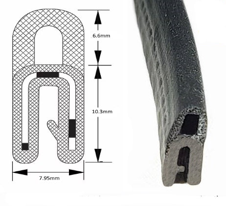 TSEC2406NC Top Bubble Seal - SPECIAL OFFER BULK PURCHASE - The Seal Extrusion Company LTD