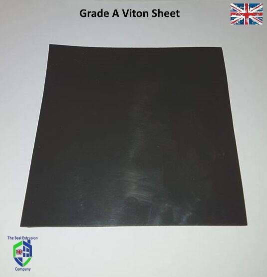 Viton Rubber Sheet 100mm x 100mm sheets 1mm, 2mm, — The Seal Extrusion Company LTD
