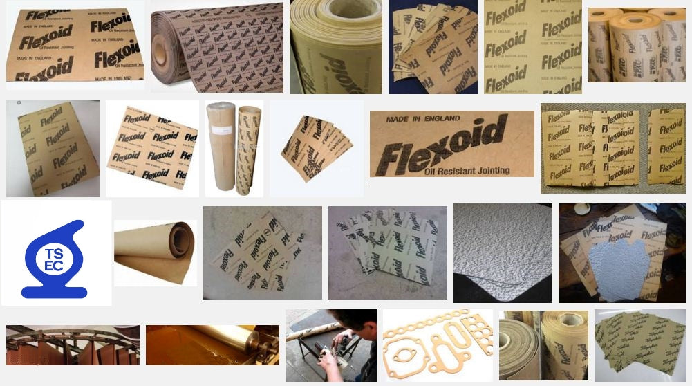 Genuine Flexoid® Gasket Paper Material - A4 Size Sheet or Assorted Pack