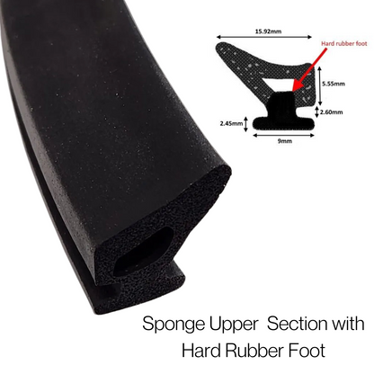 TSEC 006 Sponge Extrusion - Skinned Closed Cell Water Tight - The Seal Extrusion Company LTD