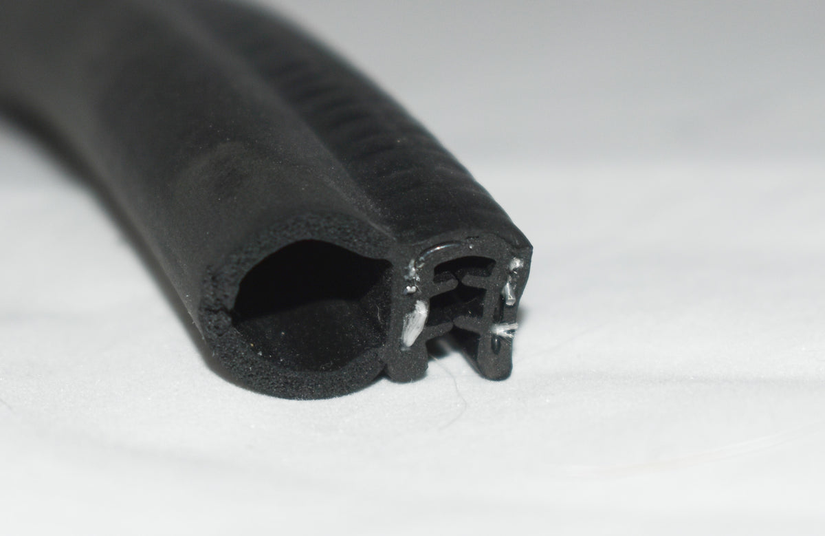 TSEC1300 Side Seal – Flexible PVC Rubber Door Seal (2mm–4mm Panel Fit) - The Seal Extrusion Company LTD