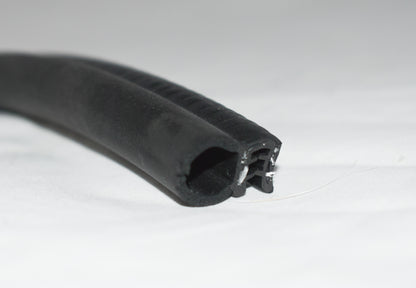 TSEC1300 Side Seal – Flexible PVC Rubber Door Seal (2mm–4mm Panel Fit) - The Seal Extrusion Company LTD