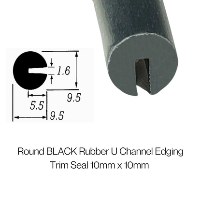 TSEC1606 Large Round Edge Trim - The Seal Extrusion Company LTD