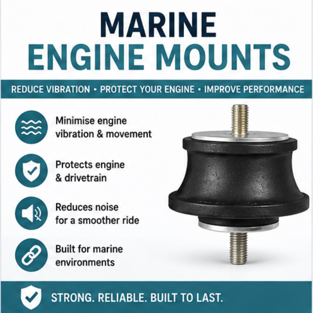 M8 Anti-Vibration Mount Male-Male – 25mm x 30mm Rubber Bobbin Mount (55 Shore) - The Seal Extrusion Company LTD