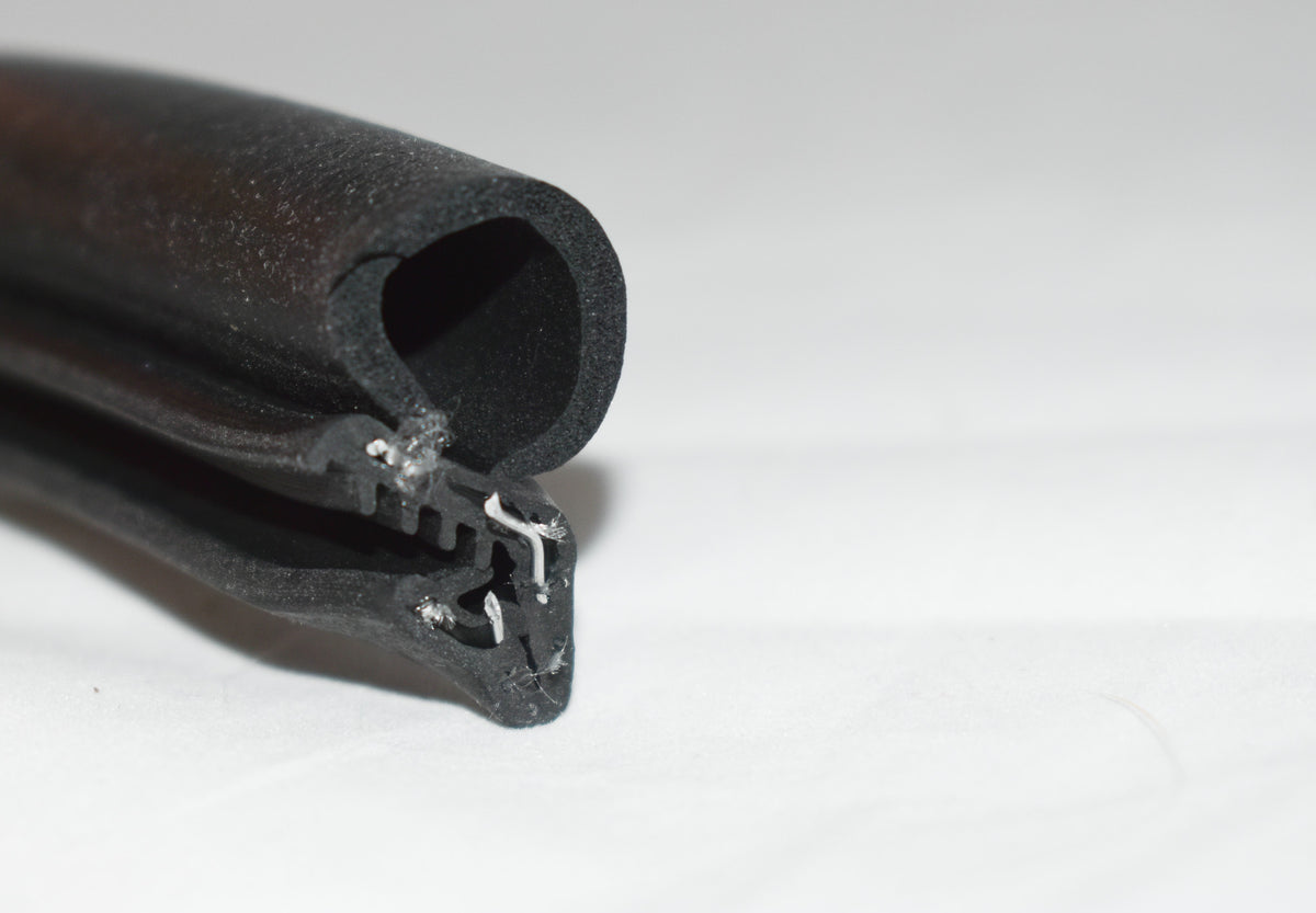 TSEC-2261 EPDM & Neoprene Edge Trim Seal – Self Grip U Channel Weather Seal (Fits 1-4mm Panel thickness) - The Seal Extrusion Company LTD