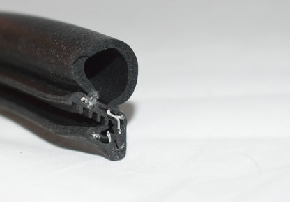 TSEC-2261 EPDM & Neoprene Edge Trim Seal – Self Grip U Channel Weather Seal (Fits 1-4mm Panel thickness) - The Seal Extrusion Company LTD