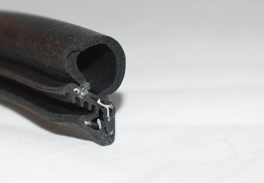 TSEC-2261 EPDM & Neoprene Edge Trim Seal – Self Grip U Channel Weather Seal (Fits 1-4mm Panel thickness)