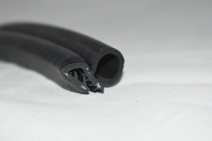 TSEC-2261 EPDM & Neoprene Edge Trim Seal – Self Grip U Channel Weather Seal (Fits 1-4mm Panel thickness) - The Seal Extrusion Company LTD