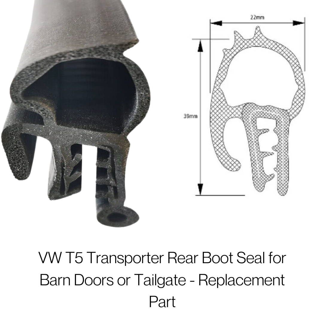 Universal Finned Bubble Boot Seal / Bonnet Seal - Per Metre (for Campervans, Trucks)