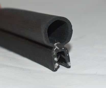 Black Edge Trim – Flexible PVC Edge Protector (34mm x 2mm) – Sold Per Metre - The Seal Extrusion Company LTD