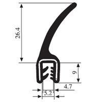 TSEC4800 High-Quality Rubber Seal – Versatile Weatherstripping