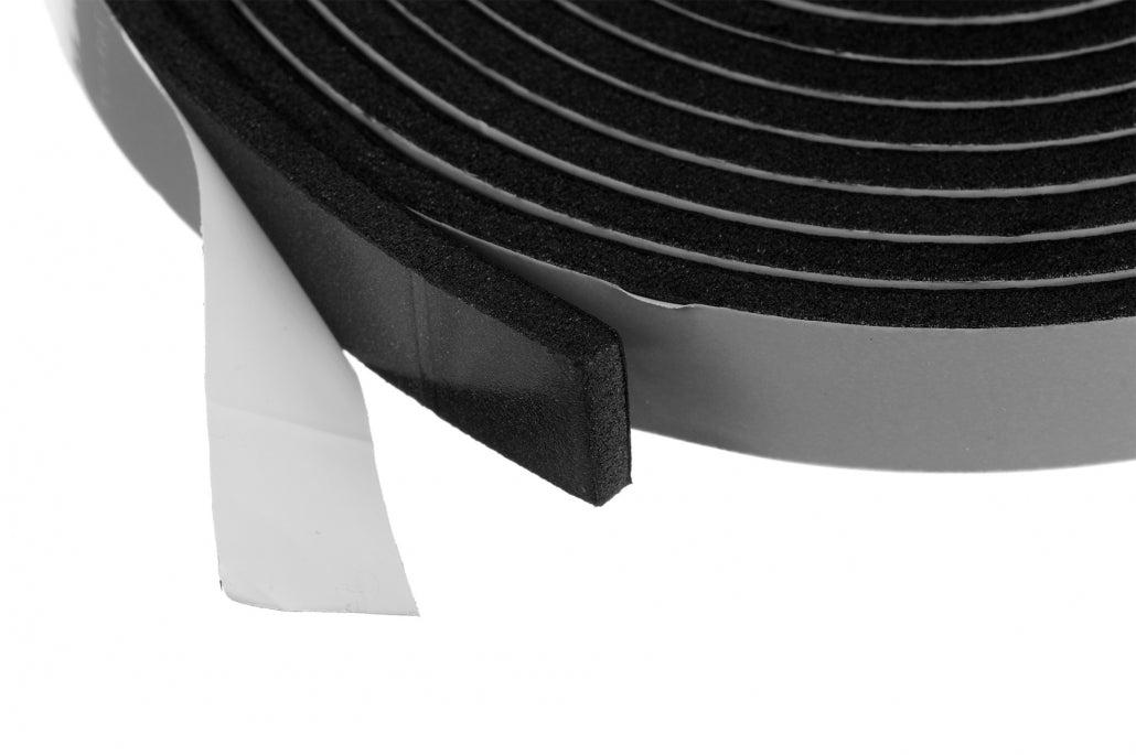 Neo Sponge Self-Adhesive Neoprene Sponge Strip – Waterproof Foam Rubber Seal (10m ...