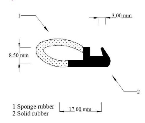 Caravan & Motorhome Outboard Battery Box Seal