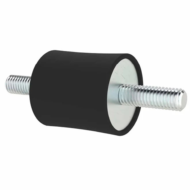 M8 Anti Vibration Mount Rubber Shock Absorber 25mm x 30mm Male Male Thread Isolator - The Seal Extrusion Company LTD