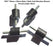 20mm x 20mm M/Male Anti Vibration Mounts (Packs 4) - The Seal Extrusion Company LTD