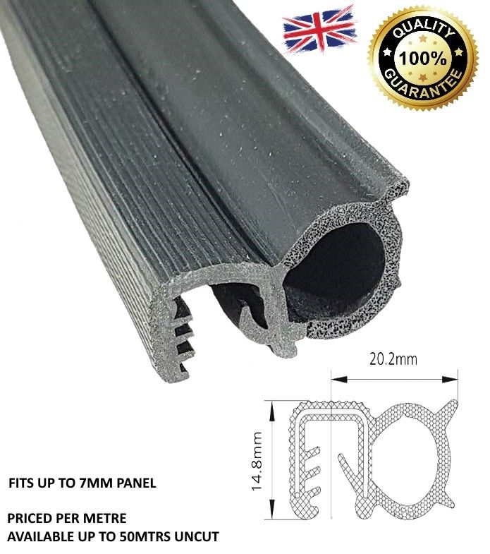 TSEC2218 MF Massey Ferguson Window rubber Profile Glass pane seal - The Seal Extrusion Company LTD