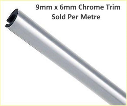TSEC-241C Chrome U strip - The Seal Extrusion Company LTD