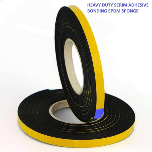 EPDM SPONGE TAPE - SCRIM ADHESIVE BACKED - HIGH BOND TAPE - The Seal Extrusion Company LTD