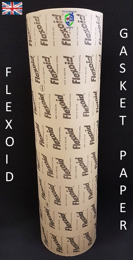 FLEXOID Gasket Paper, 1.6mm Thick - 5 x A4 Sheets - Oil & Water
