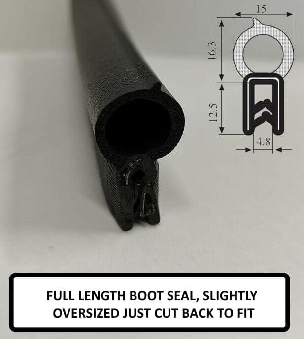 Ford Capri Mk1 Boot Seal - Full Length - The Seal Extrusion Company LTD