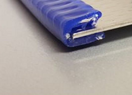 TSEC-2029 Blue Silicone U Trim - The Seal Extrusion Company LTD