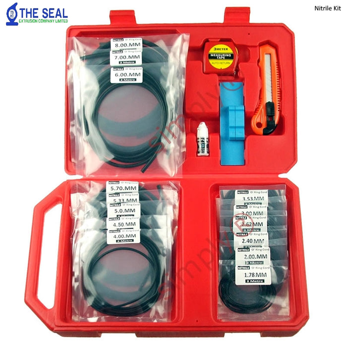 TSEC-ORK001 O-Ring Splicing Kit Complete Selection from 1.78mm to 8mm Cord - The Seal Extrusion Company LTD