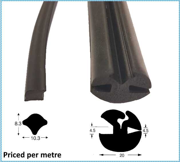 TSEC - Glazing Rubbers 3 styles - Claytonrite - The Seal Extrusion Company LTD