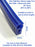 TSEC-2030 Blue SIlicone Trim - The Seal Extrusion Company LTD
