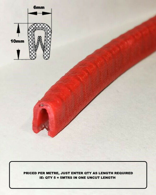 TSEC2177 Red, or White Small PVC Trim - The Seal Extrusion Company LTD