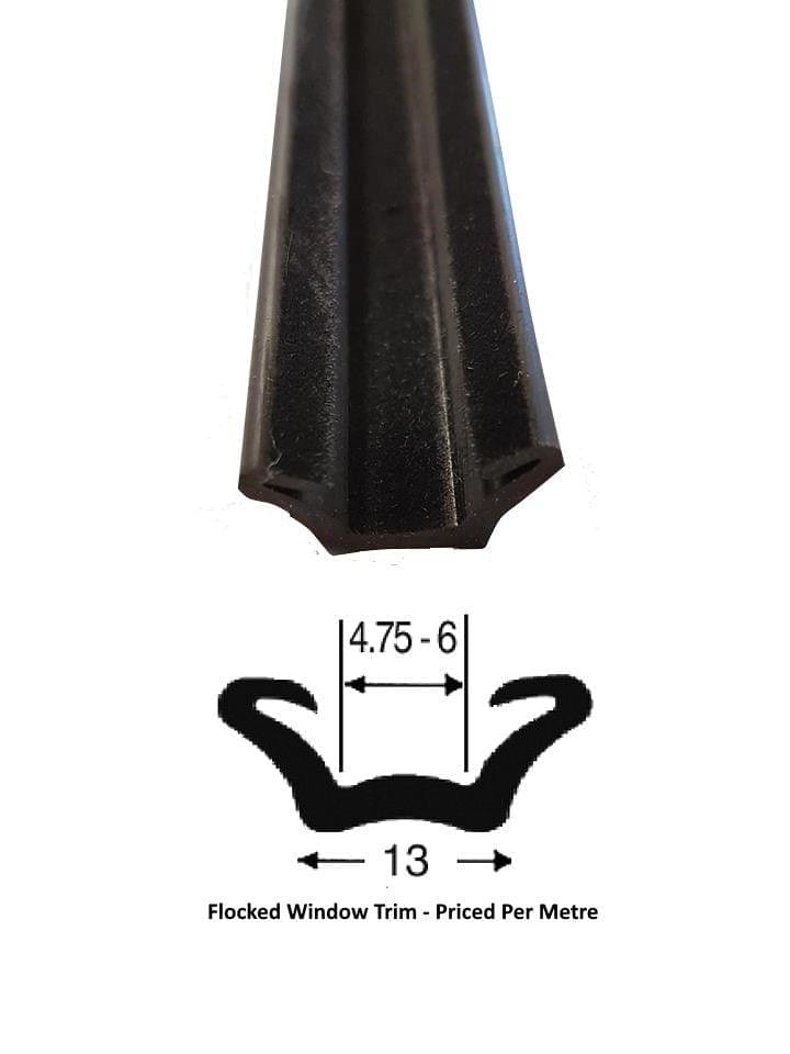 EPDM Flocked Lined Rubber Sliding Window Channel - Durable and Weather ...