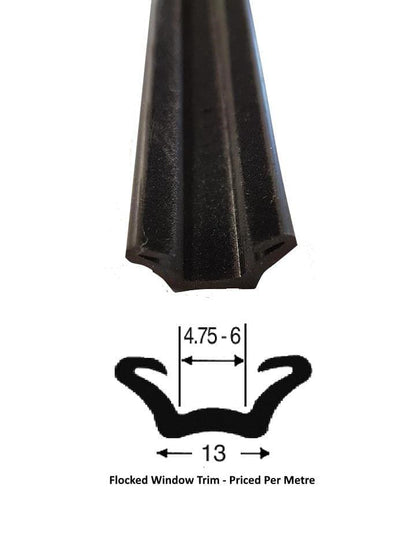 EPDM Flocked Lined Rubber Sliding Window Channel - Durable and Weather ...