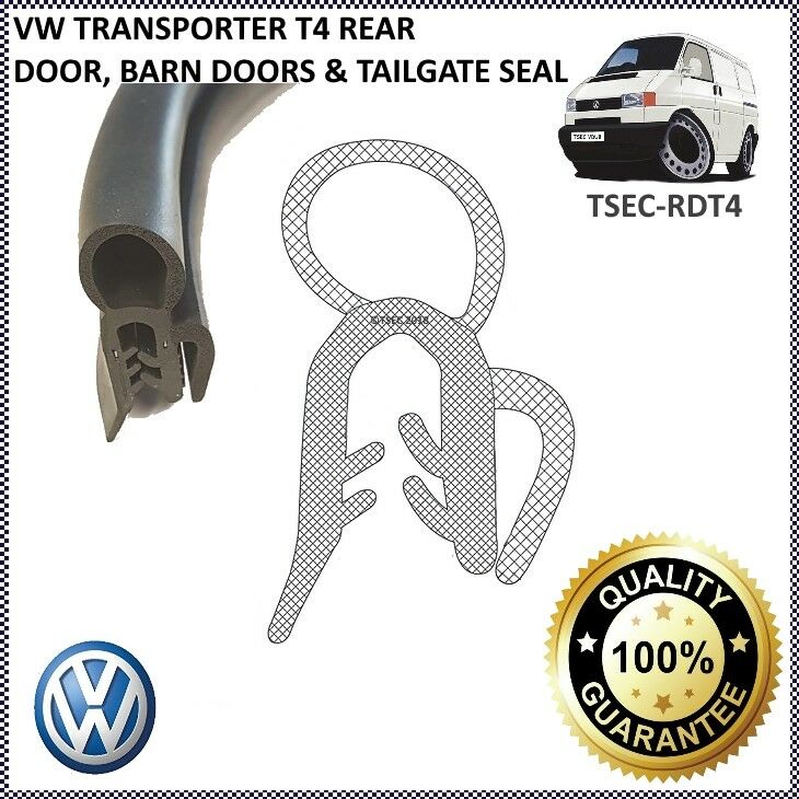 VW TRANSPORTER T4 1990 - 2004 TAILGATE BARN REAR DOOR RUBBER BODY SEAL - The Seal Extrusion Company LTD