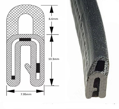 TSEC2406NC Top Bubble Seal - SPECIAL OFFER BULK PURCHASE - The Seal Extrusion Company LTD