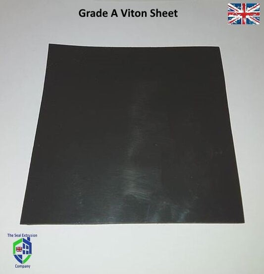 Viton Rubber Sheet 100mm x 100mm sheets 1mm, 2mm, - The Seal Extrusion Company LTD