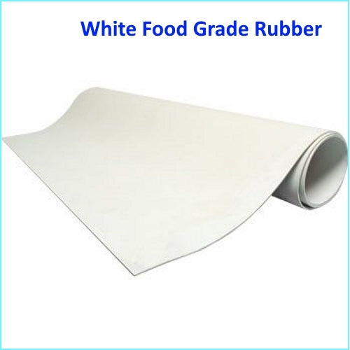 TSEC-FGR White Food Quality Rubber 1400mm x 10mtr Rolls - The Seal Extrusion Company LTD