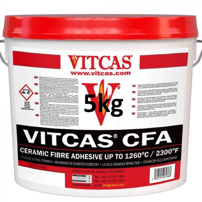 CFA-Ceramic Fibre Adhesive-Vitcas - The Seal Extrusion Company LTD