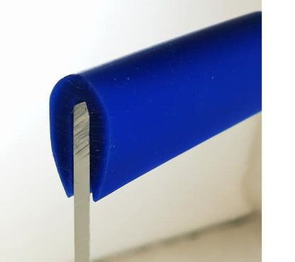 Silicone U Channel 30mm x 18mm Fits up to 6mm - The Seal Extrusion Company LTD