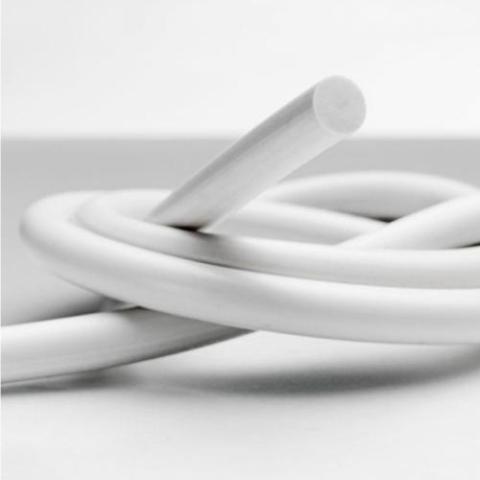 TSEC-SILICONE Silicone White Rubber Cord - The Seal Extrusion Company LTD